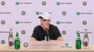 Siner 26 roland garros